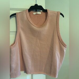 Honey Punch Pink Sleeveless Crop Top. No tag
